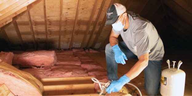 Inspection for attic insulation