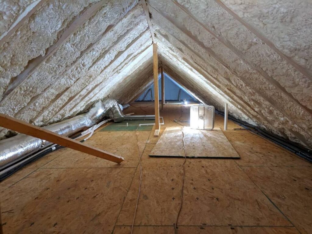 attic spray foam insulation