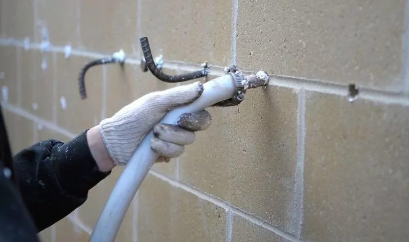 injection foam in existing walls