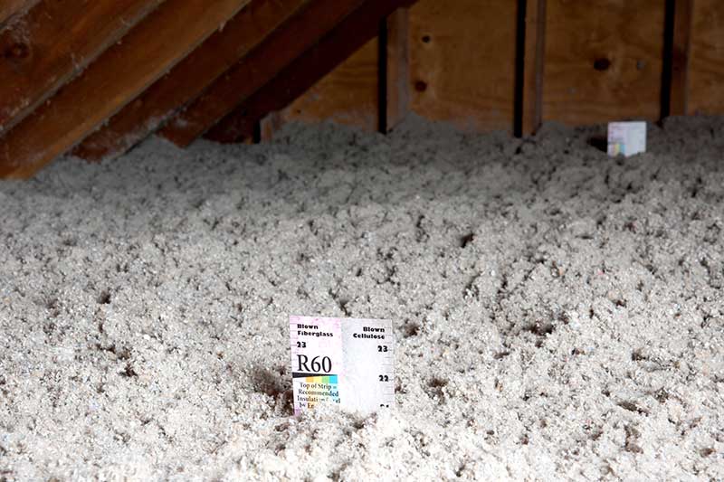 cellulose in attic