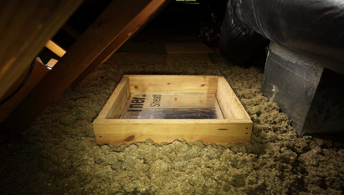 how to insulate an attic hatch